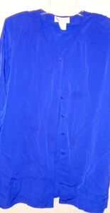 SG Sport L Long Sleeved Purple Tunic Blouse Top Workwear